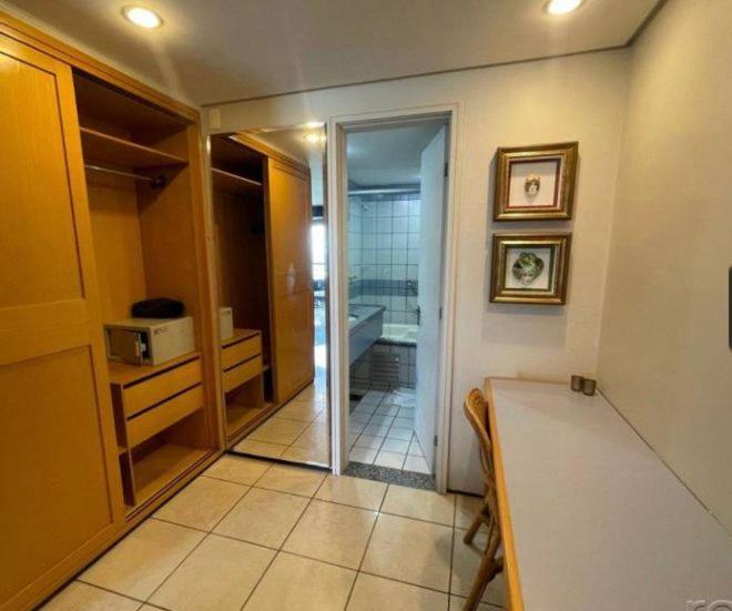フォルタレザFlat Iate Plaza Na Beira Mar Com Vista Marアパートメント エクステリア 写真