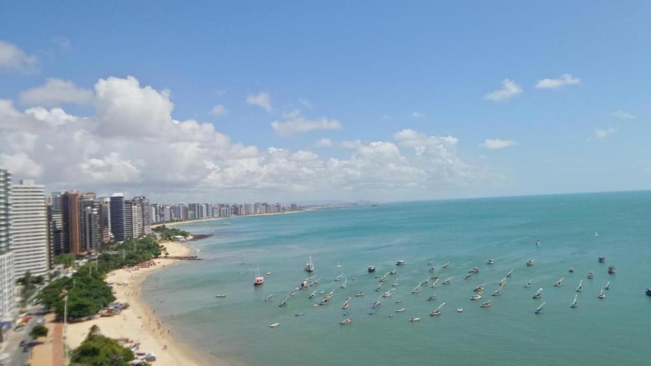 フォルタレザFlat Iate Plaza Na Beira Mar Com Vista Marアパートメント エクステリア 写真